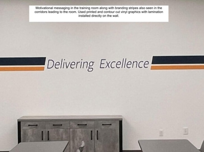 Distribution Center Wayfinding & Branding Project Photo